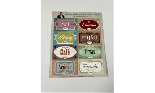 Ultragaz Adesivos Para Pote de Alimentos